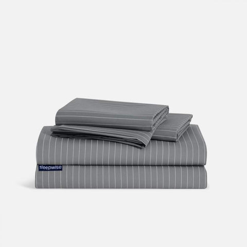 Grey / White Stripes